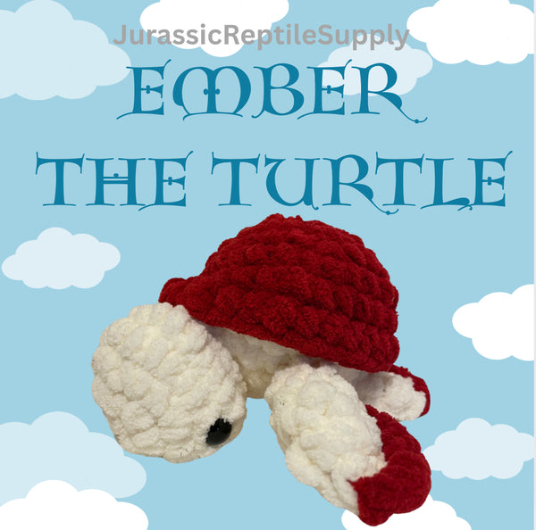 Ember the Turtle Plushie