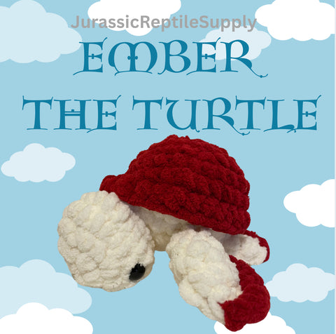 Ember the Turtle Plushie