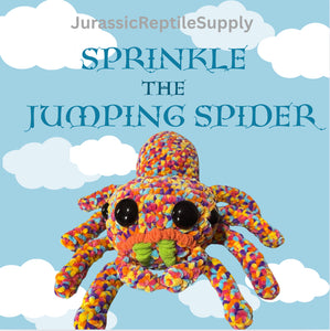 Sprinkle the Jumping Spider Plushy