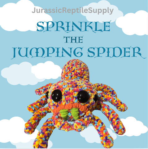 Sprinkle the Jumping Spider Plushy