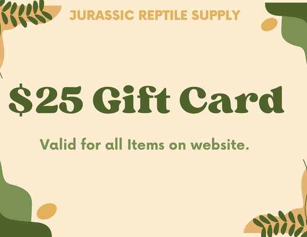 Jurassic Reptile Supply Gift Cards